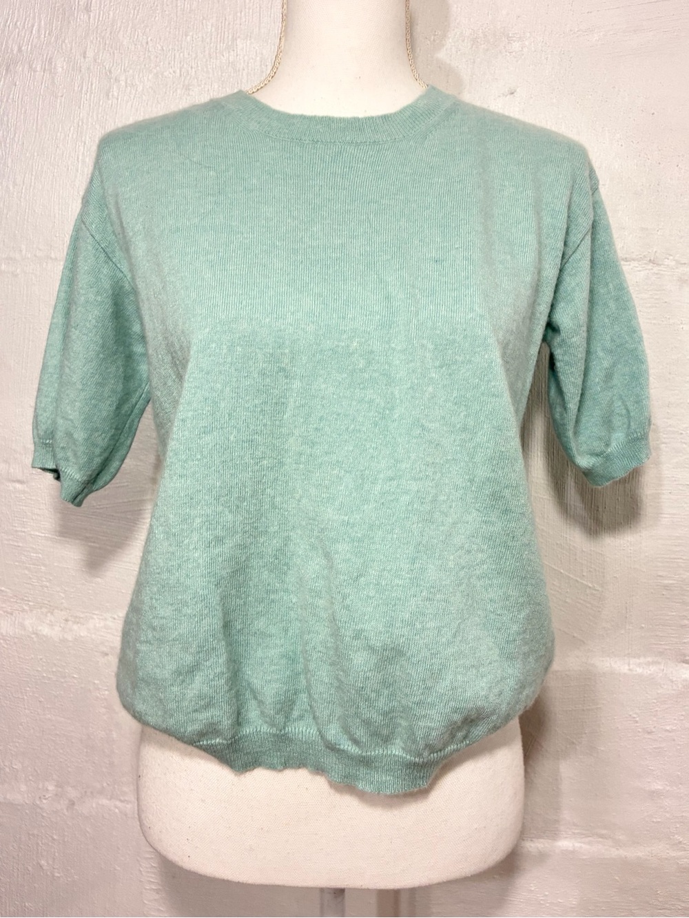 BIANCO & BLU WOOL, CASHMERE SILK BLEND SWEATER